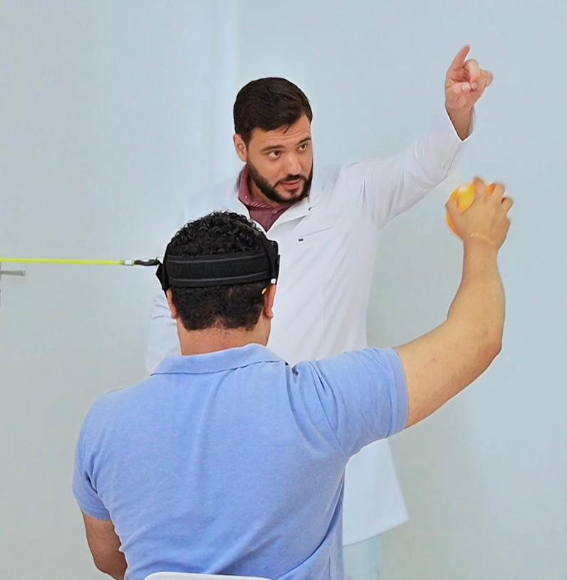 Exercício de reabilitação